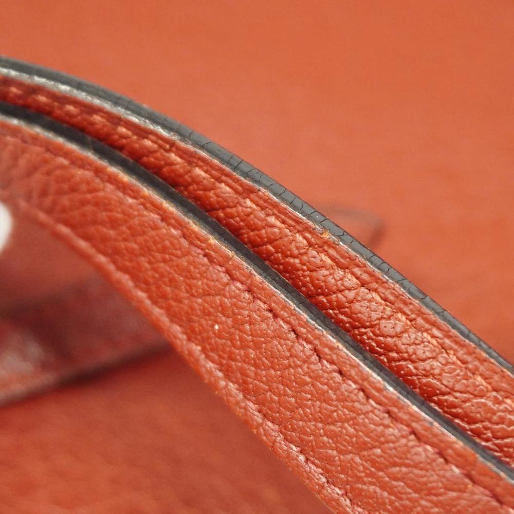 Hermes Shoulder Bag Cabana E Stamp Togo Rouge Ash Women's - Picture 9 of 11